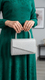 Silver Bridal Clutch P24369