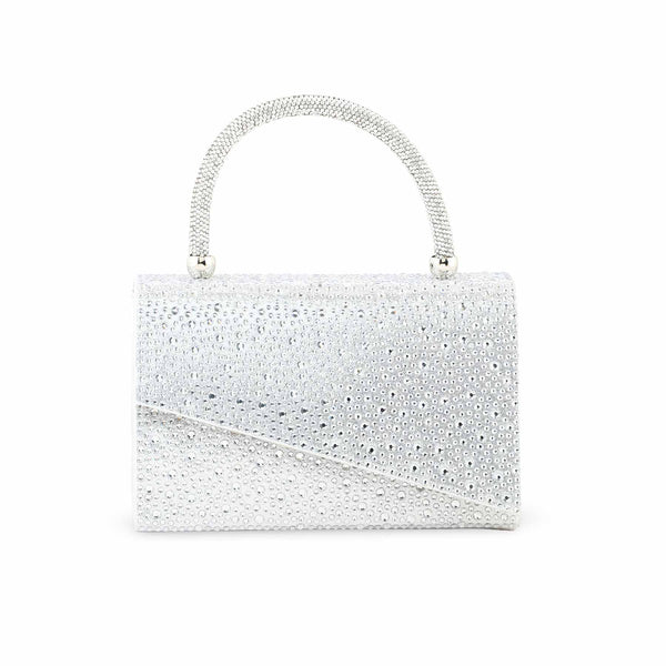 Silver Bridal Clutch P24369