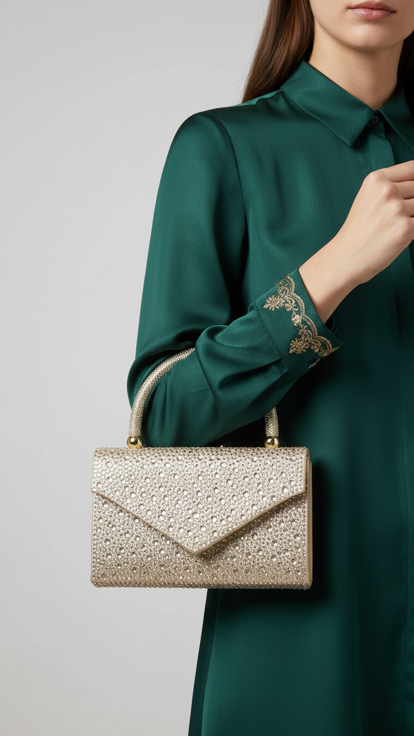 ChamPagne Bridal Clutch P24370