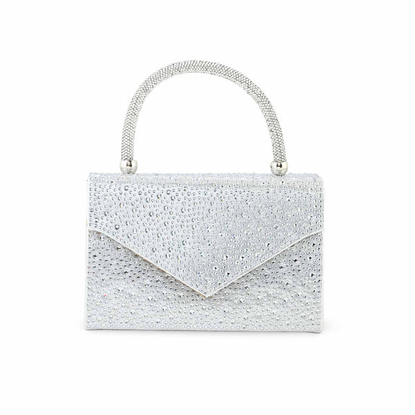 Silver Bridal Clutch P24370