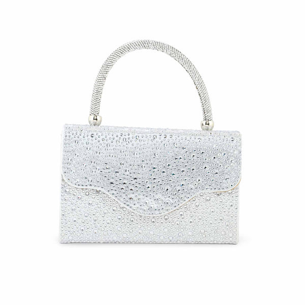 Silver Bridal Clutch P24371