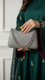 Silver Fancy Clutch For Women P24383