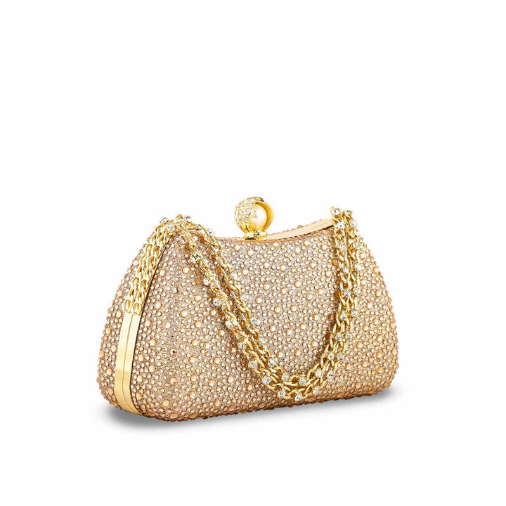 ChamPagne Fancy Clutch For Women P24384