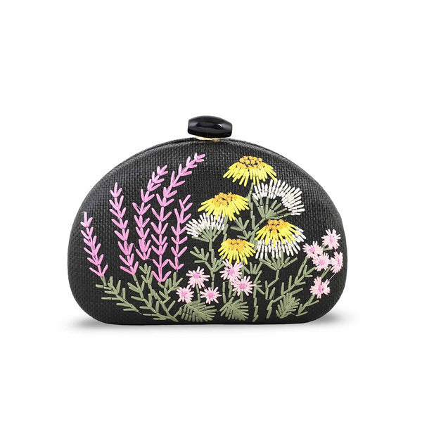 Black Women Fancy Clutch P24388