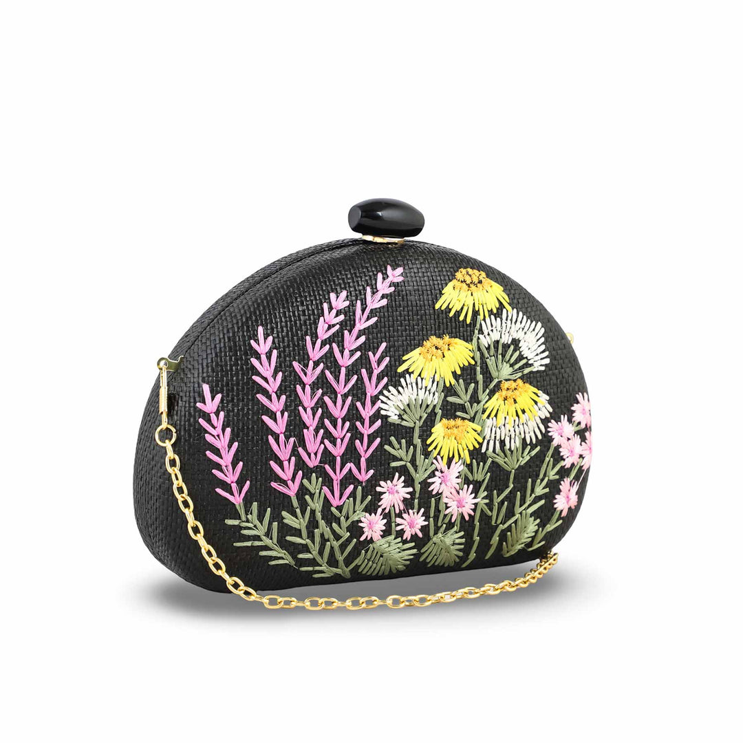 Black Women Fancy Clutch P24388