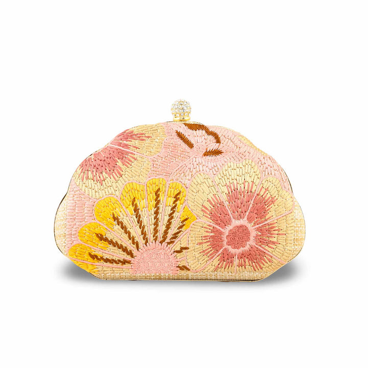 Beige Formal Clutch P24389