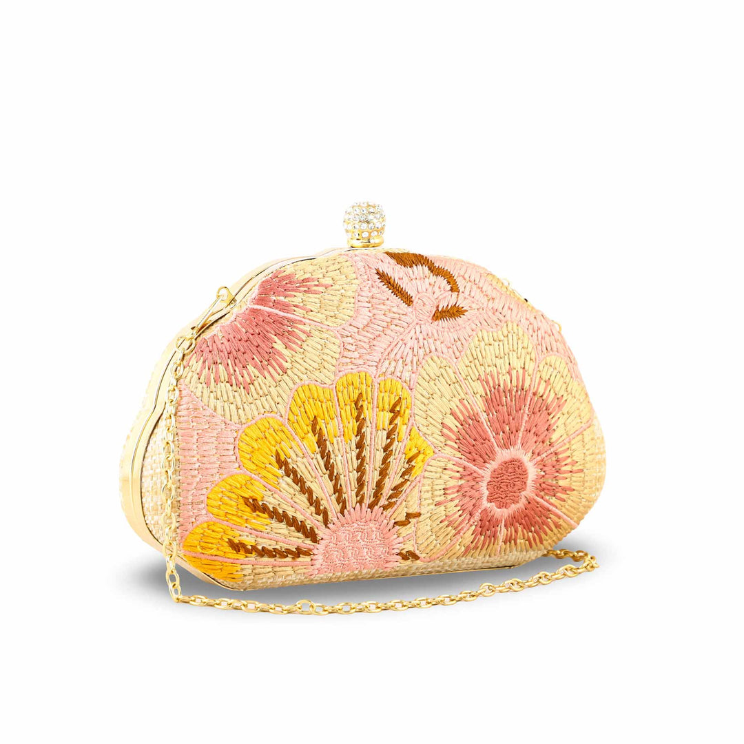 Beige Formal Clutch P24389