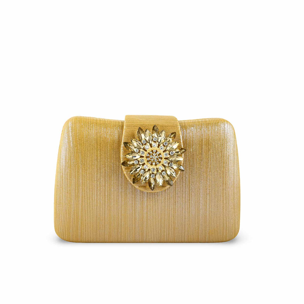 Golden Fancy Clutch P24391