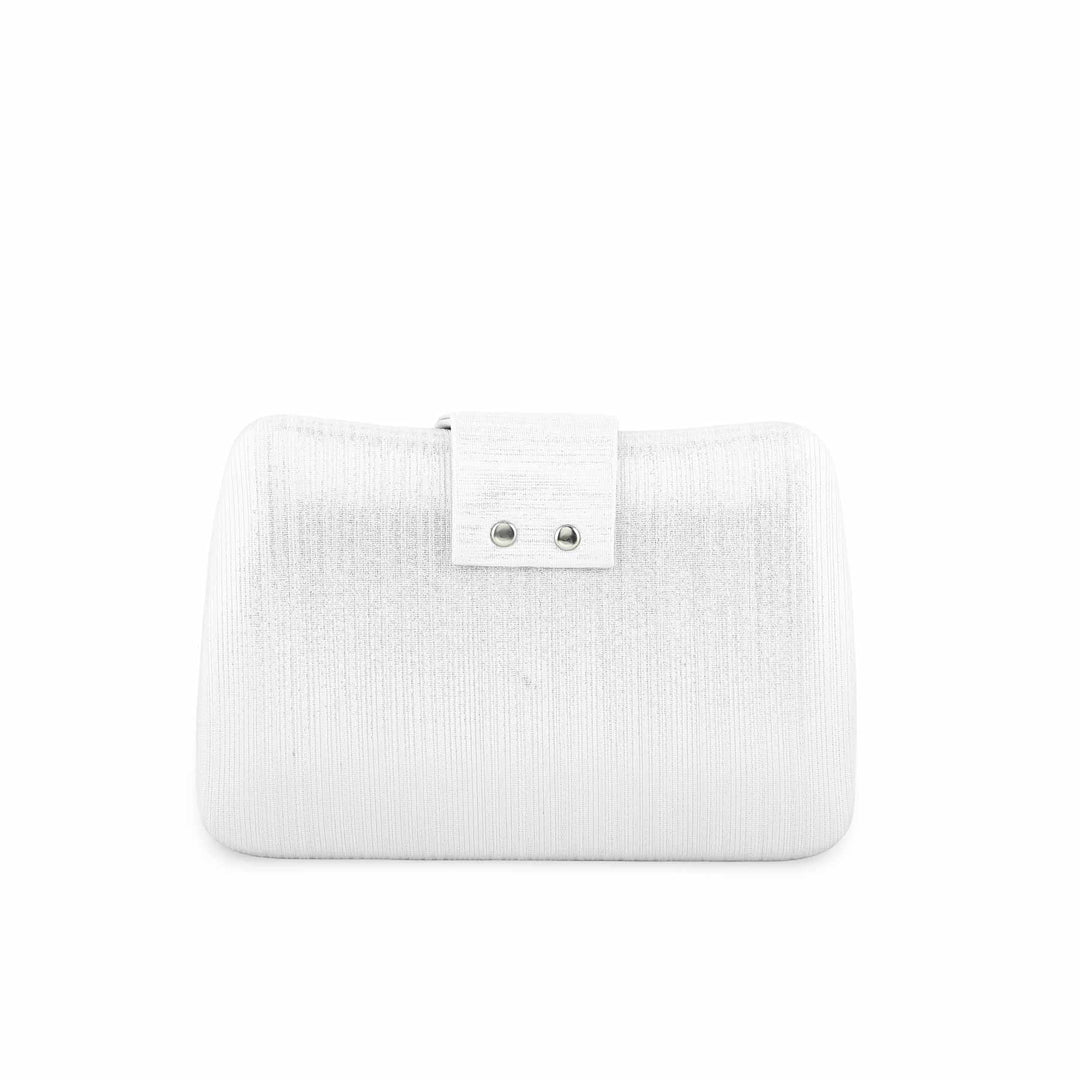 Silver Fancy Clutch P24391