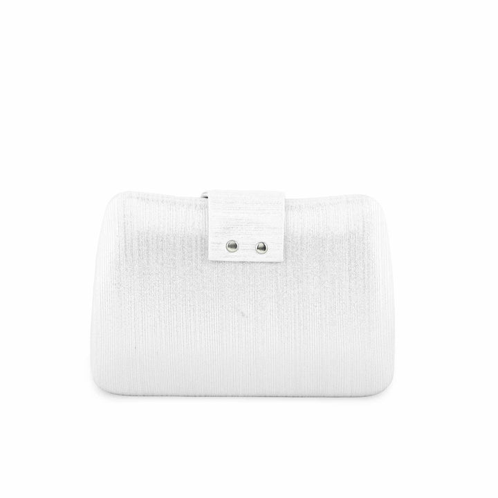 Silver Fancy Clutch P24391
