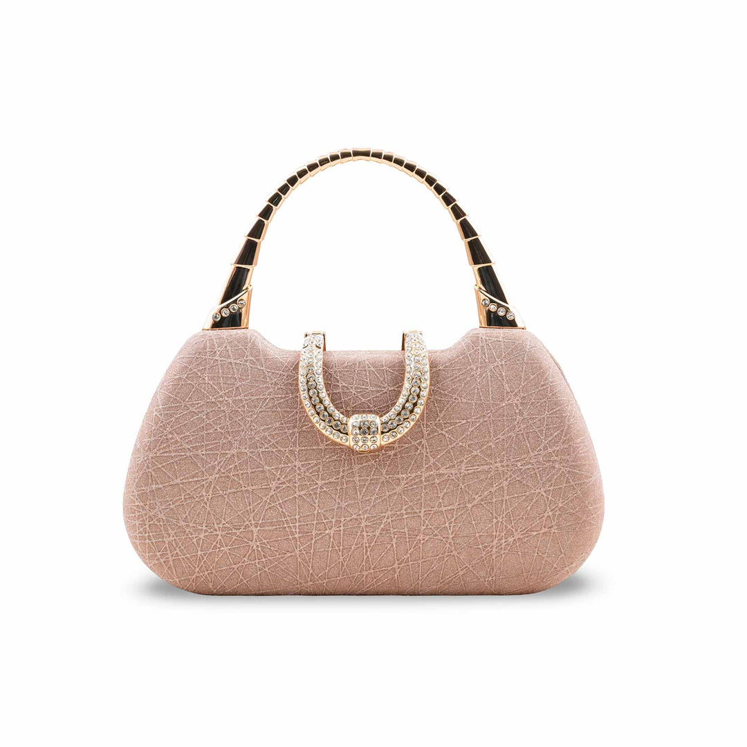 Golden Fancy Clutch For Women P24402