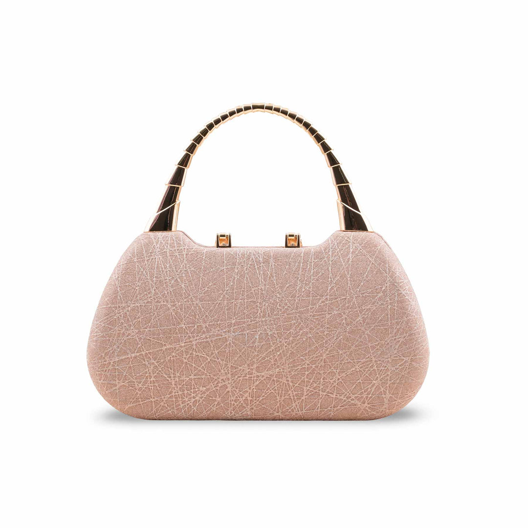 Golden Fancy Clutch For Women P24402