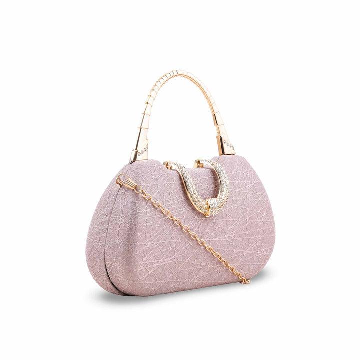 Champagne Fancy Clutch For Women P24402