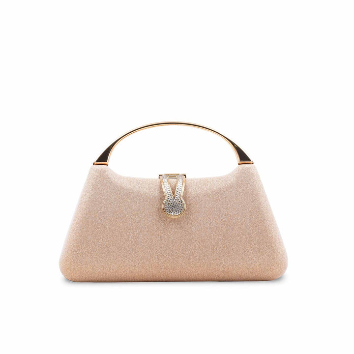 Golden Fancy Clutch For Women P24404