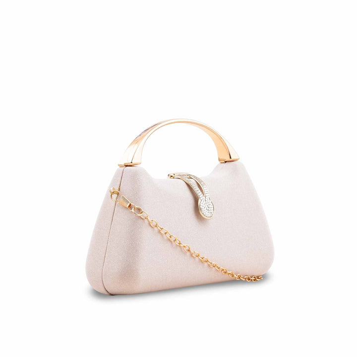 Champagne Fancy Clutch For Women P24404