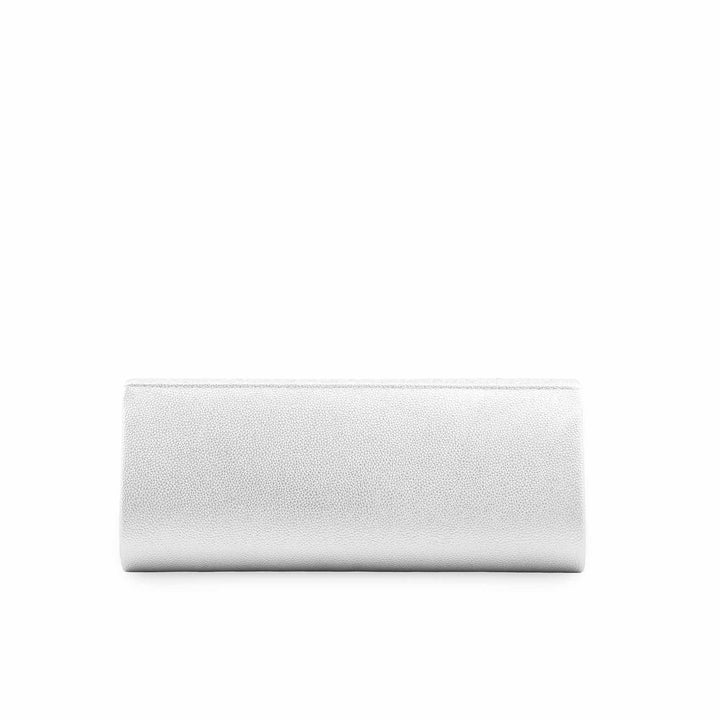 Silver Fancy Clutch For Ladies P24409