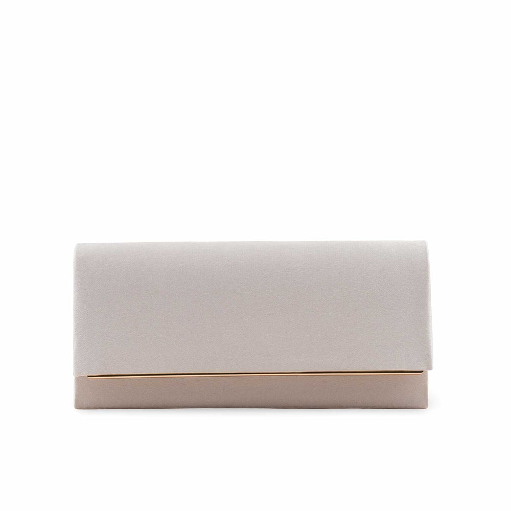 Beige Formal Clutch For Women P24410