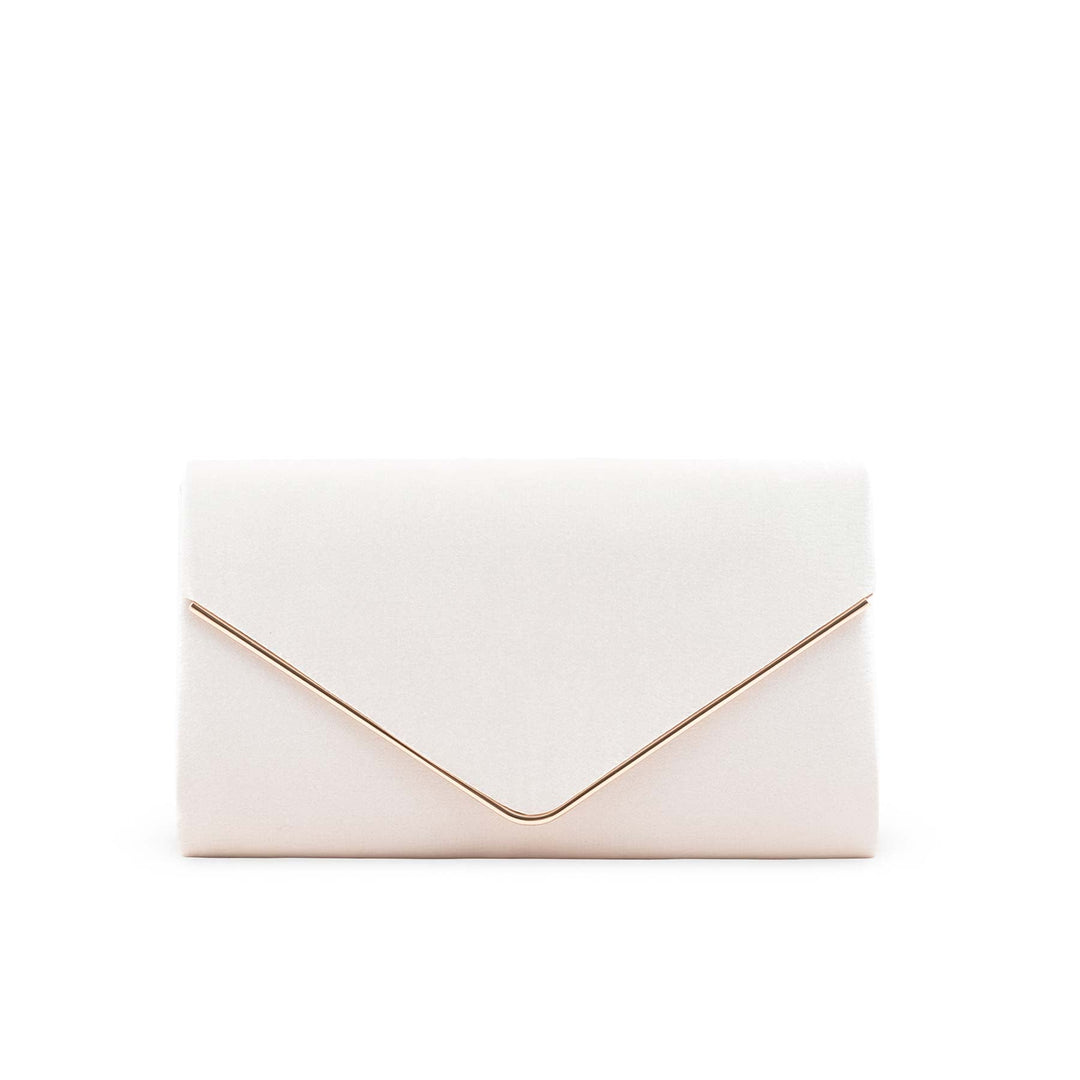 Beige Formal Clutch For Women P24411