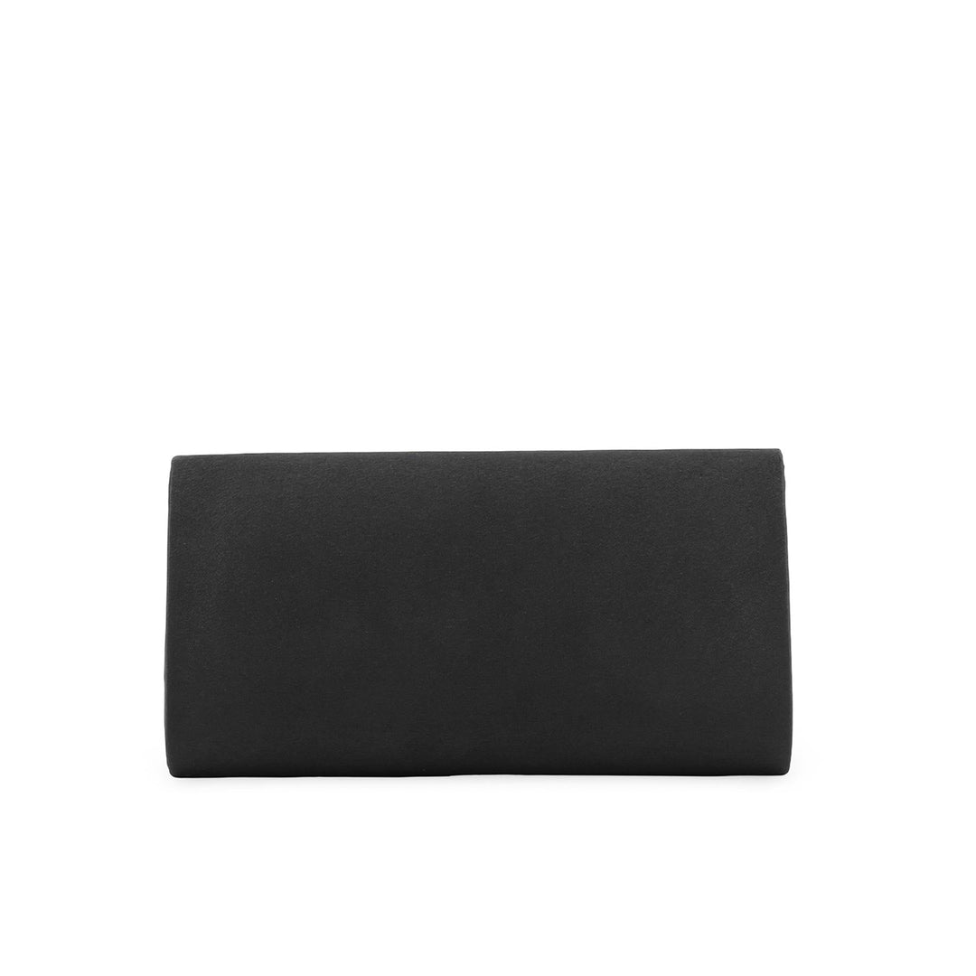 Black Fancy Clutch For Ladies P24413