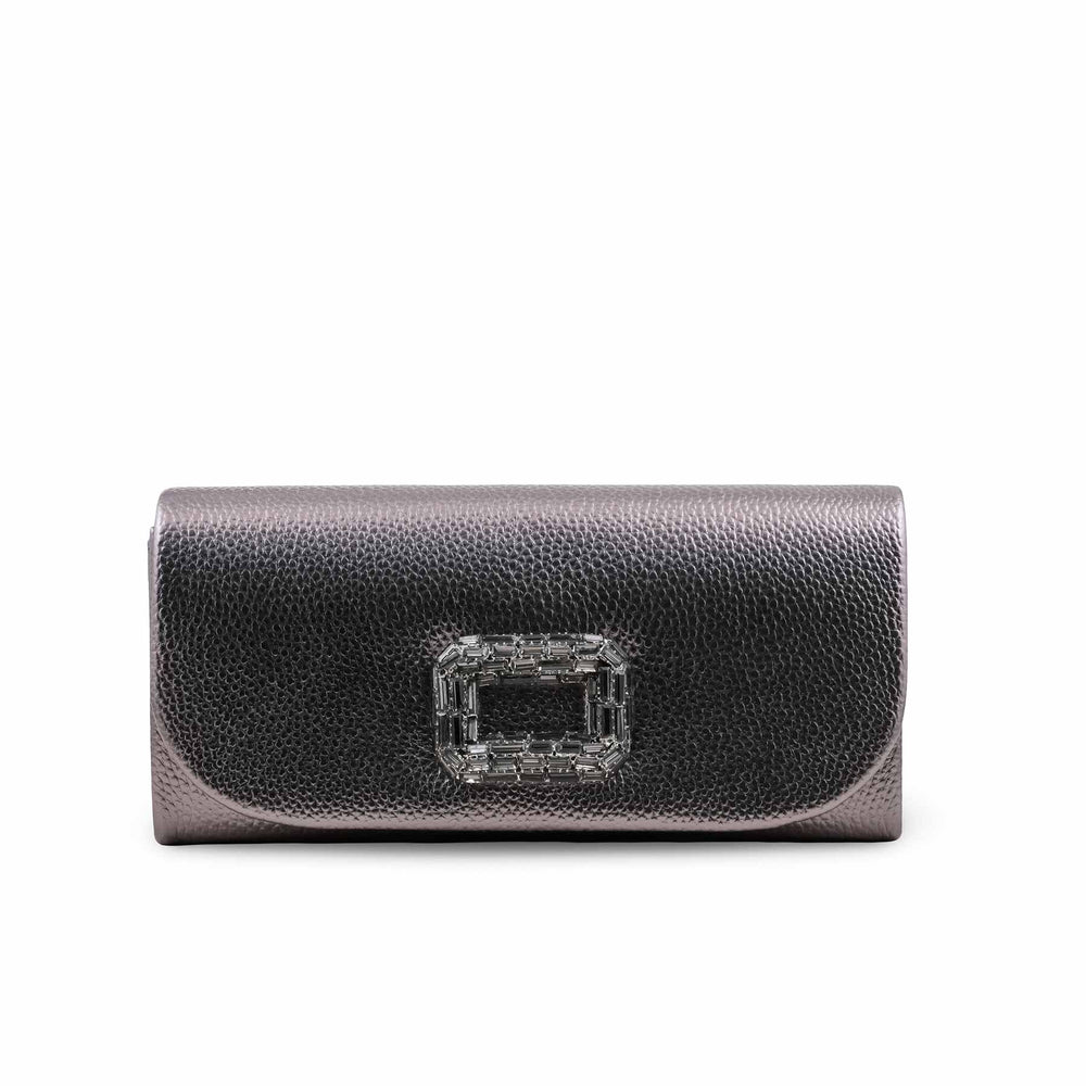 Grey Formal Clutch For Women P24416