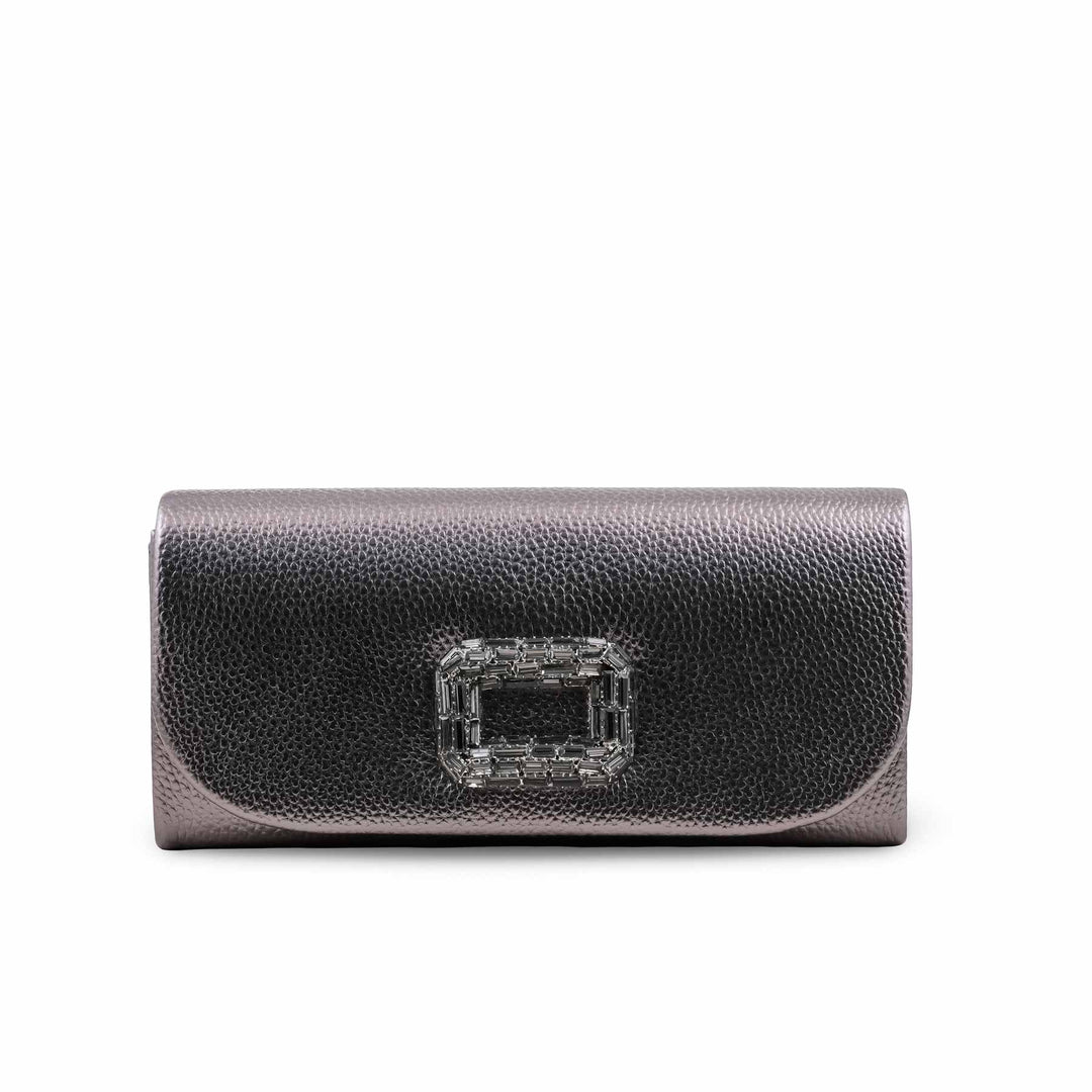 Grey Formal Clutch For Women P24416