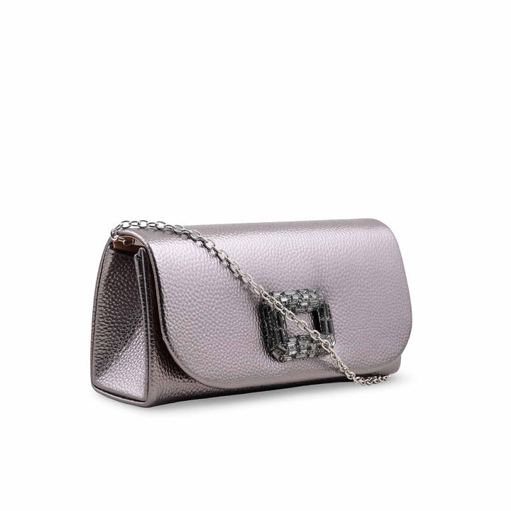 Grey Formal Clutch For Women P24416