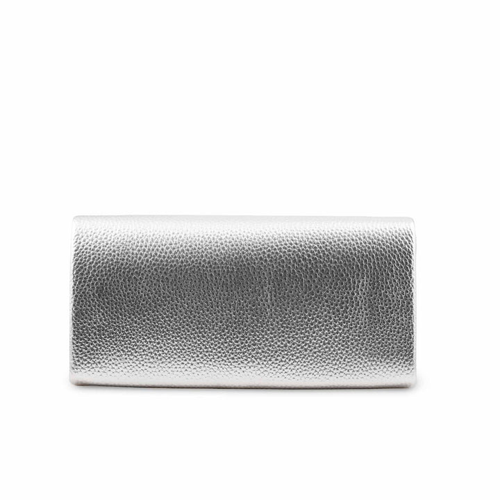 Silver Formal Clutch For Ladies P24417