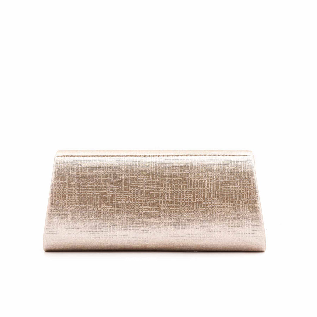 Golden Fancy Clutch For Ladies P24419