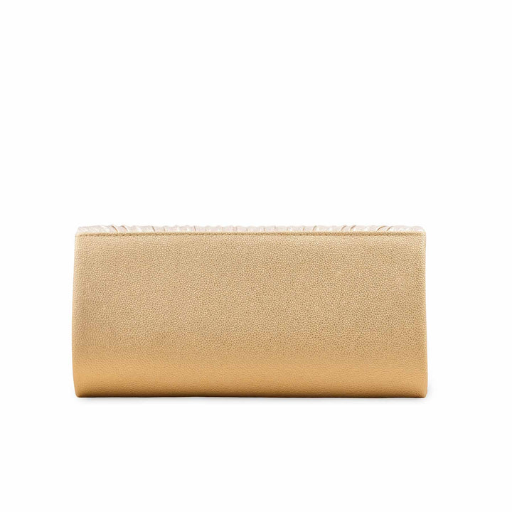 Golden Fancy Clutch For Women P24420