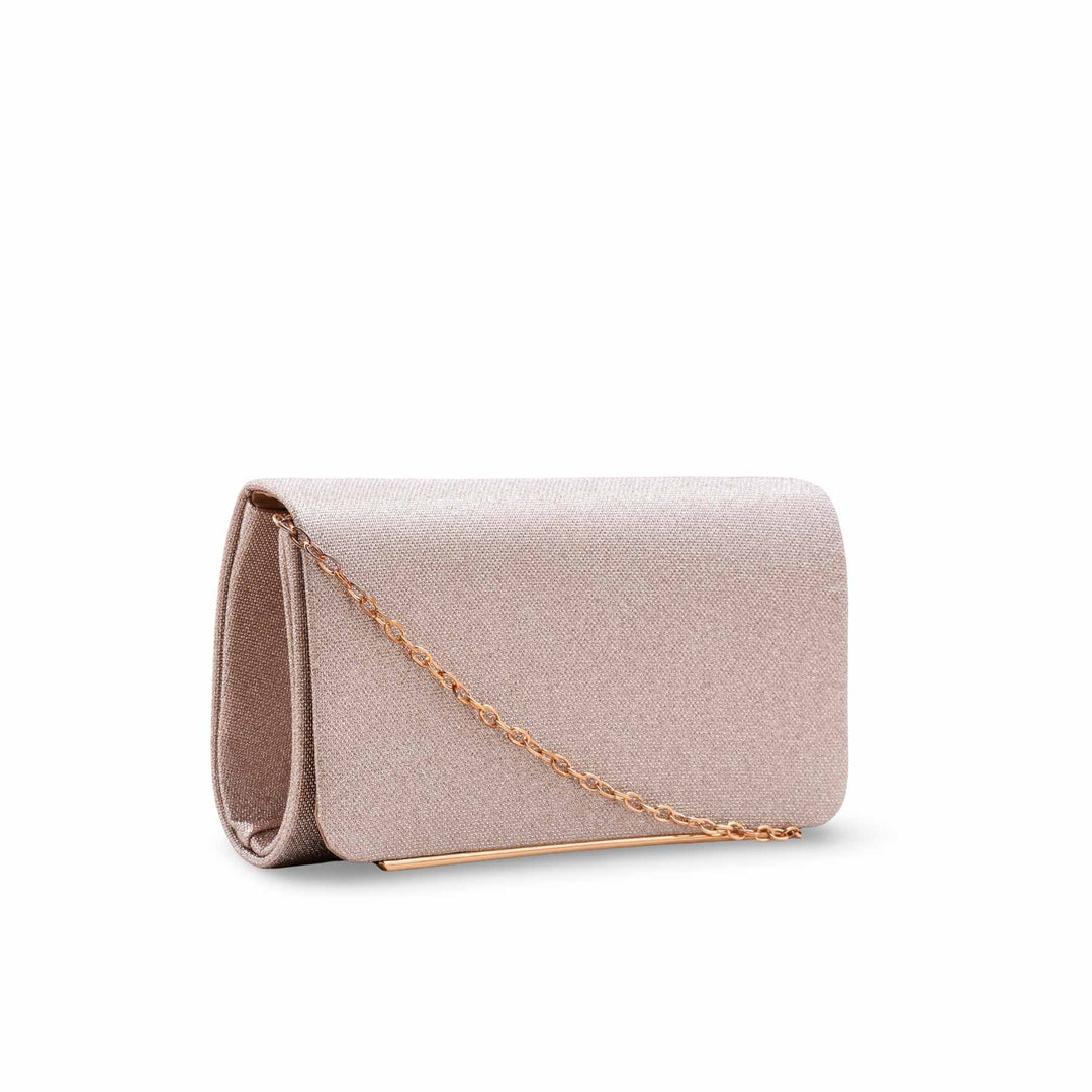 Golden Fancy Clutch For Women P24421