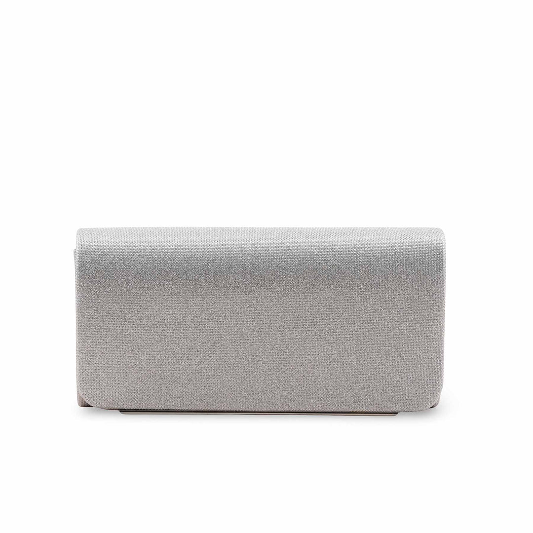 Silver Fancy Clutch For Women P24421