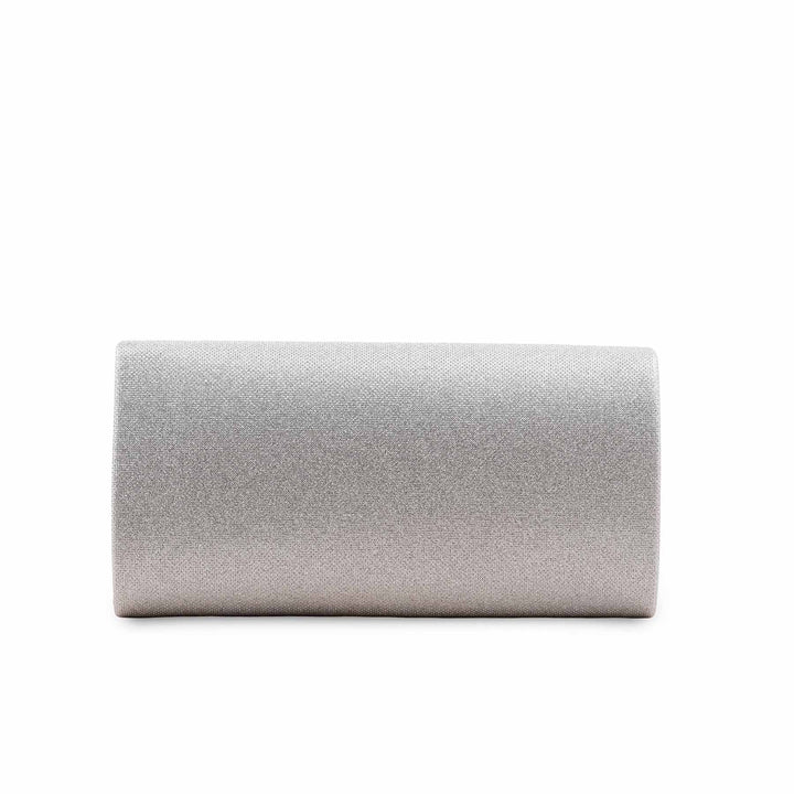 Silver Fancy Clutch For Women P24421