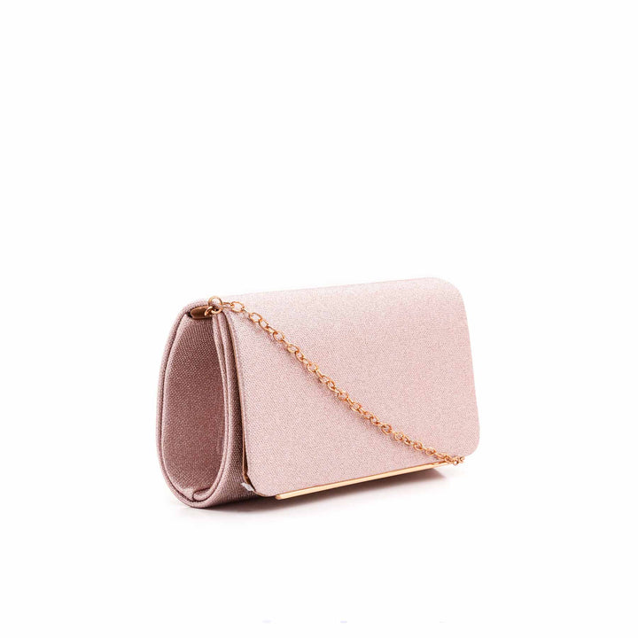 Champagne Fancy Clutch For Ladies P24421