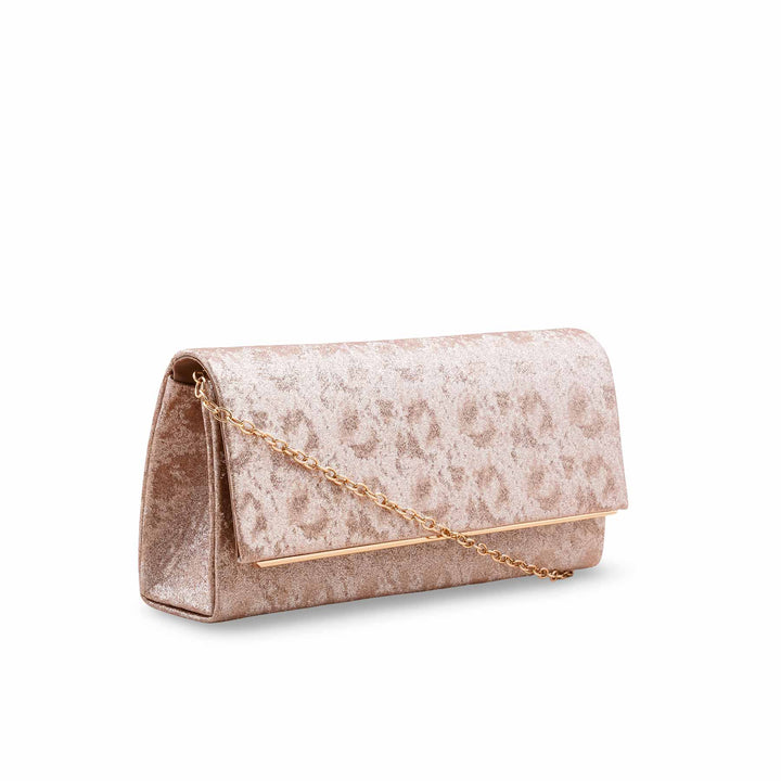 Golden Fancy Clutch For Women P24422