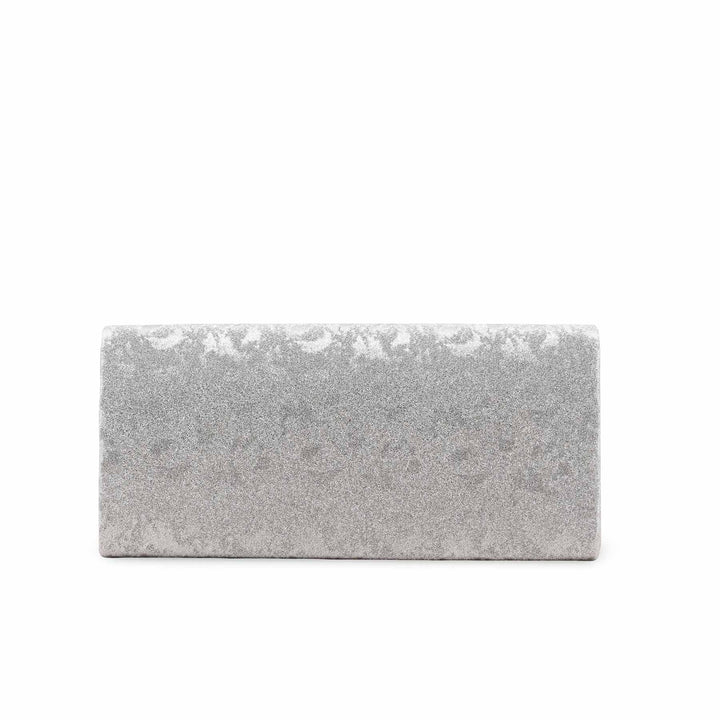 Silver Fancy Clutch For Women P24422