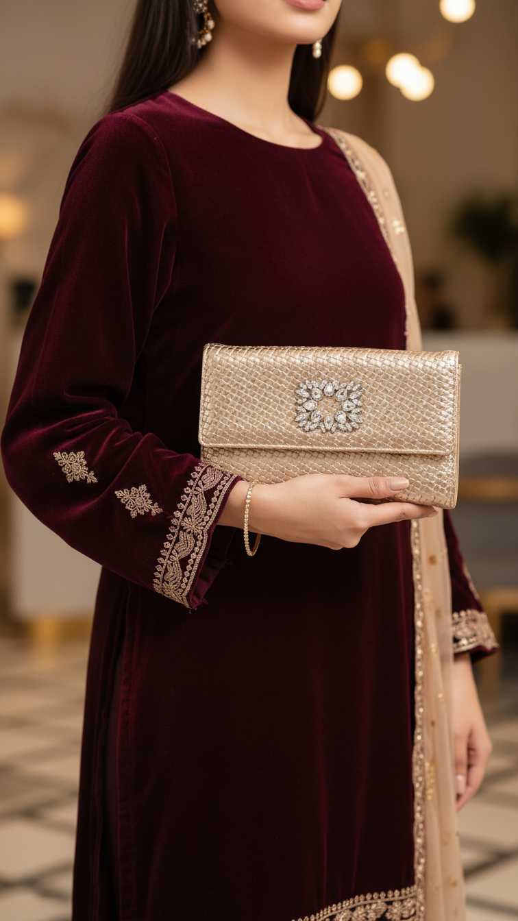 Fawn Formal Clutch For Women P24424