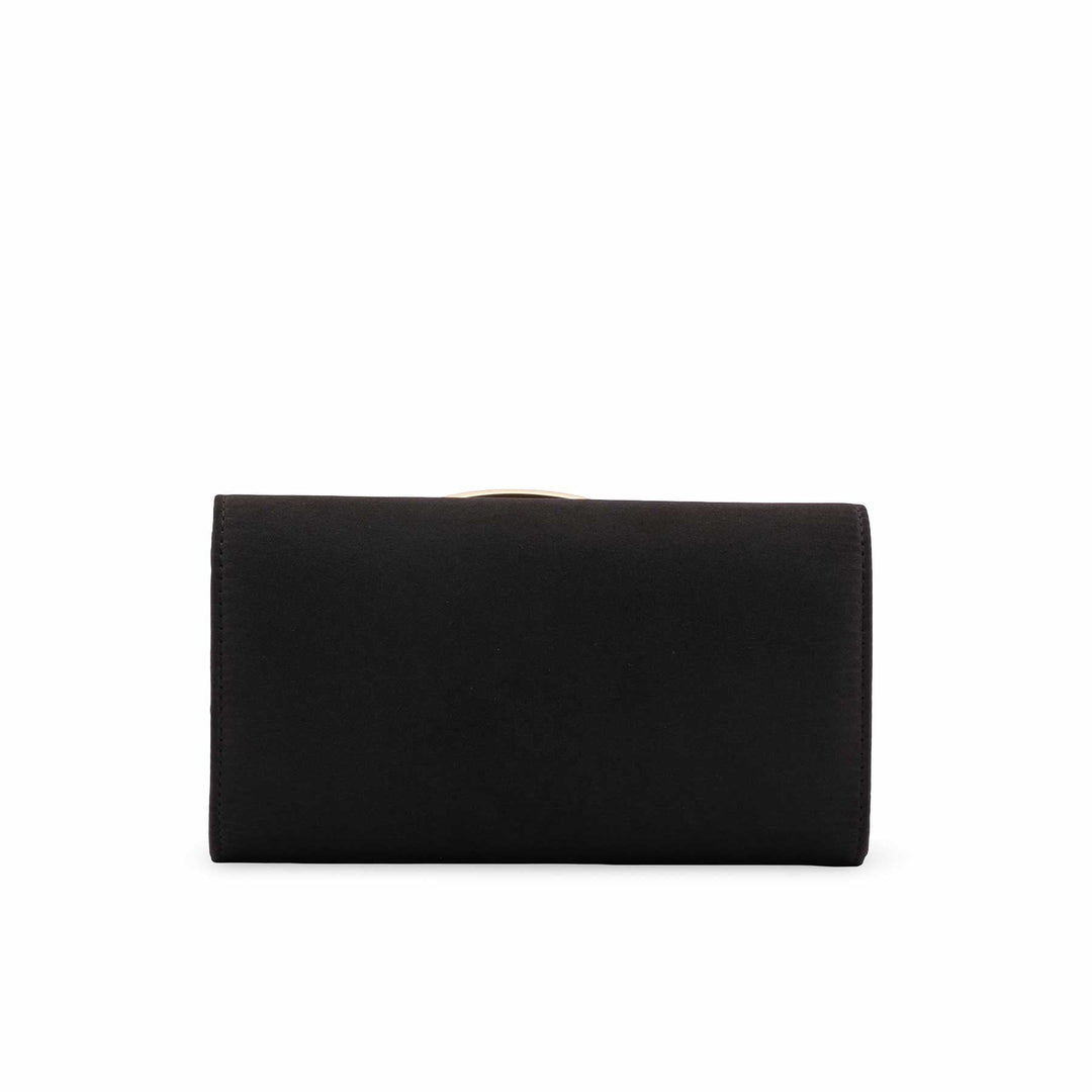 Black Fancy Clutch For Women P24426
