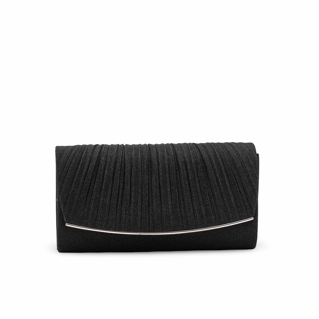 Black Fancy Clutch For Ladies P24429