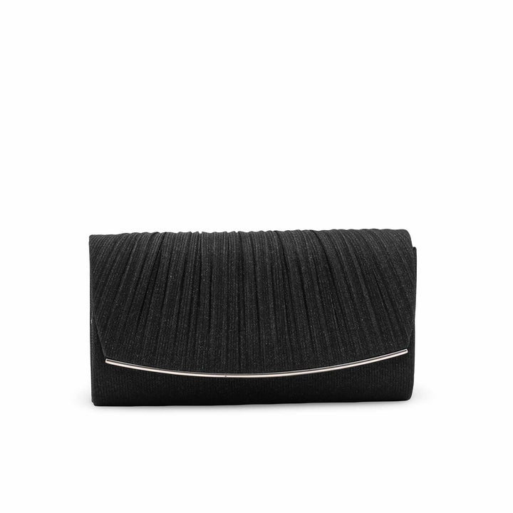 Black Fancy Clutch For Ladies P24429