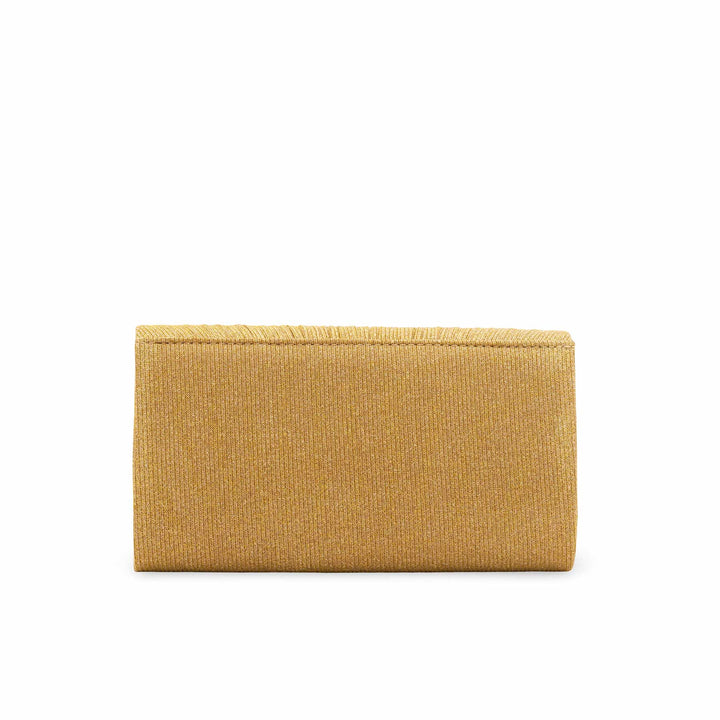 Golden Fancy Clutch For Women P24429