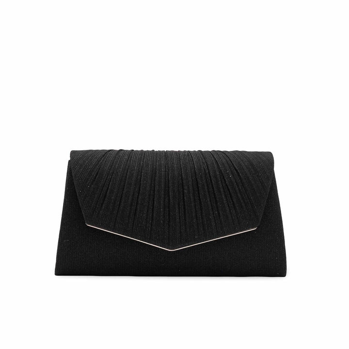 Black Fancy Clutch For Women P24430