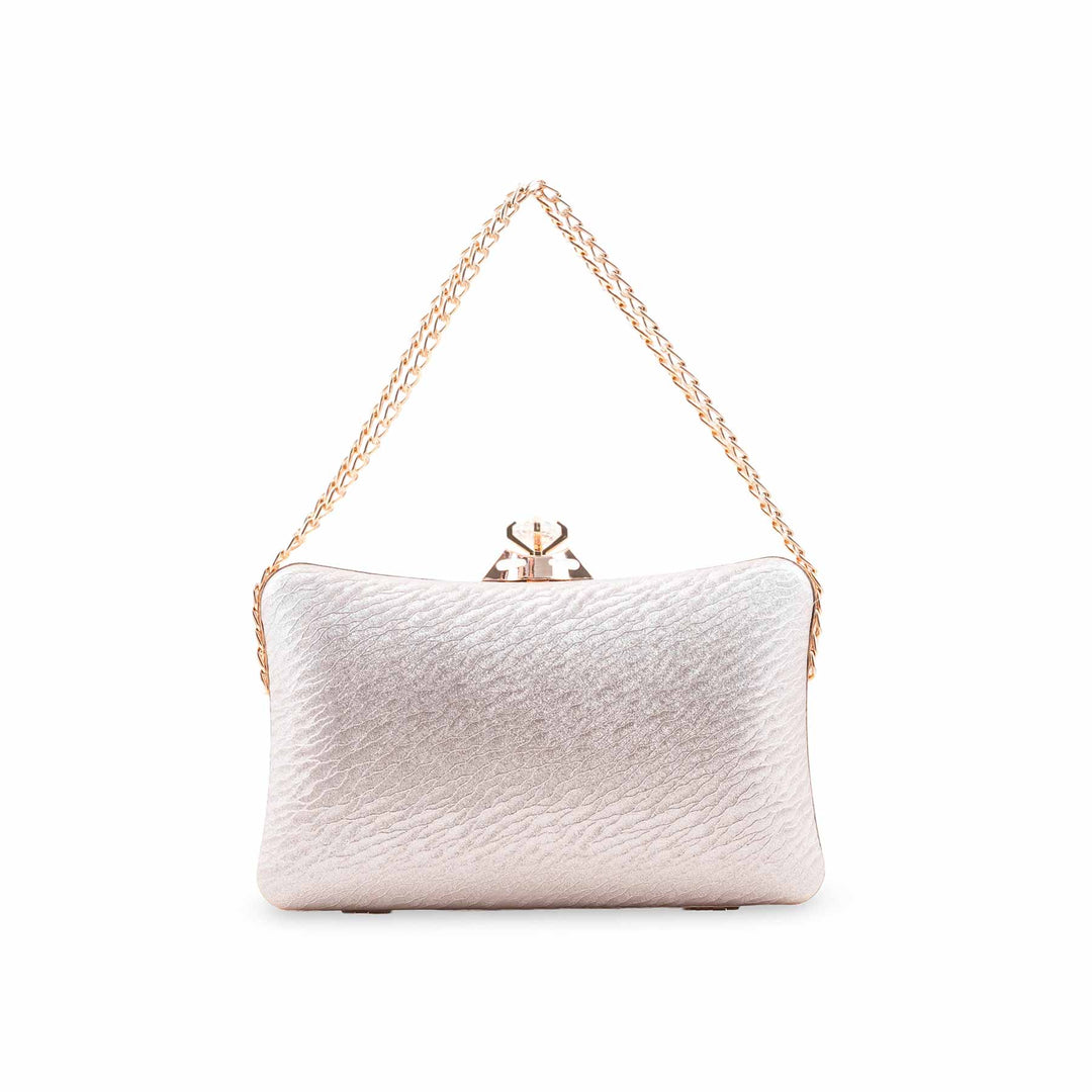 Champagne Fancy Clutch For Women P24435