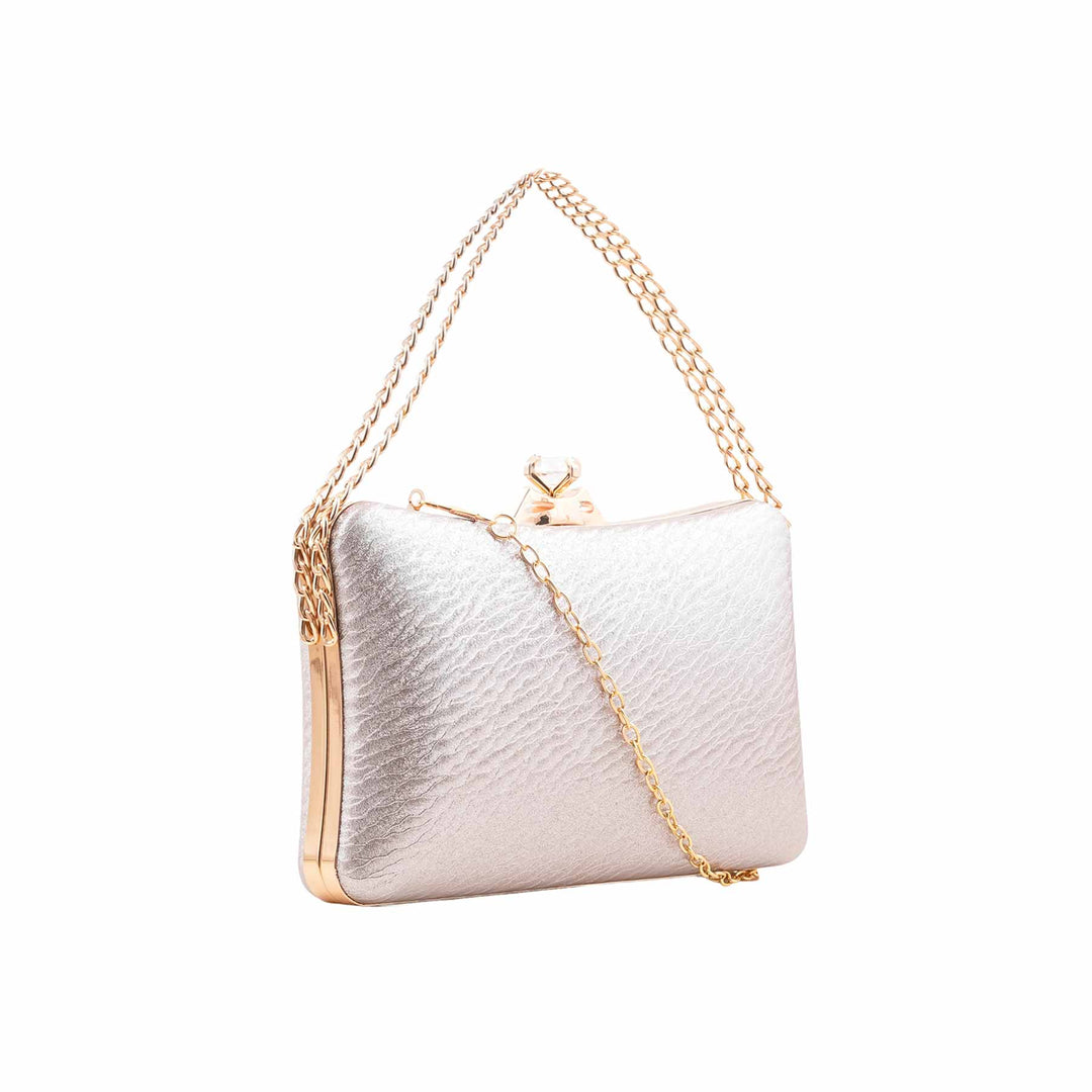 Champagne Fancy Clutch For Women P24435