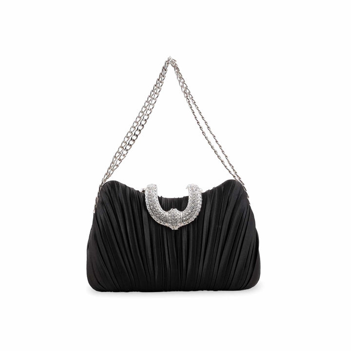 Black Formal Clutch For Ladies P24439