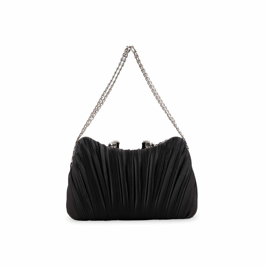 Black Formal Clutch For Ladies P24439
