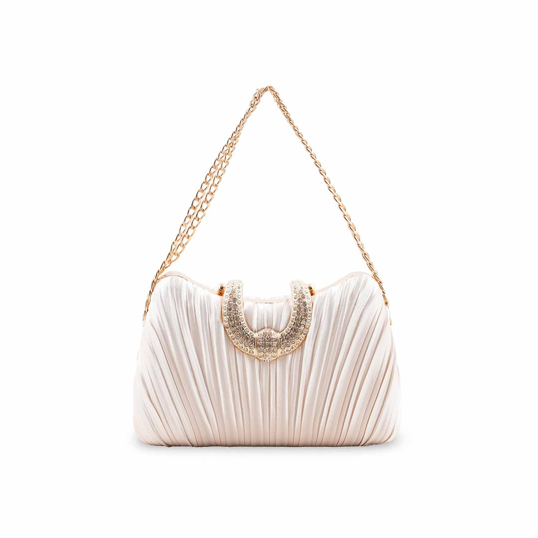 Champagne Formal Clutch For Ladies P24439