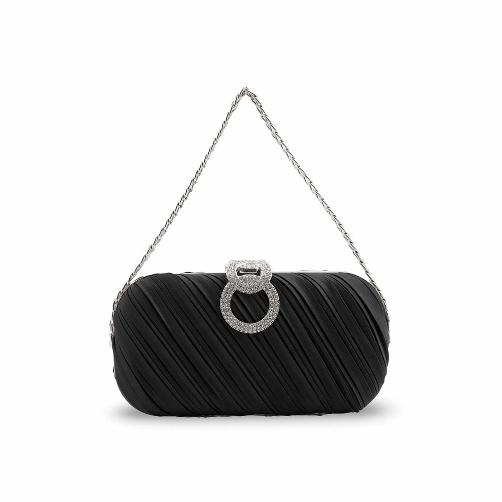 Black Formal Clutch For Ladies P24440