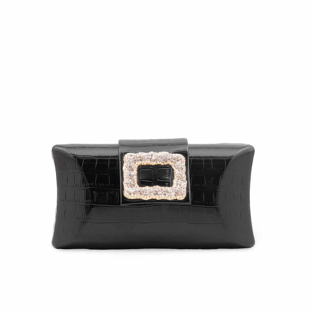 Black Formal Clutch For Women P24443