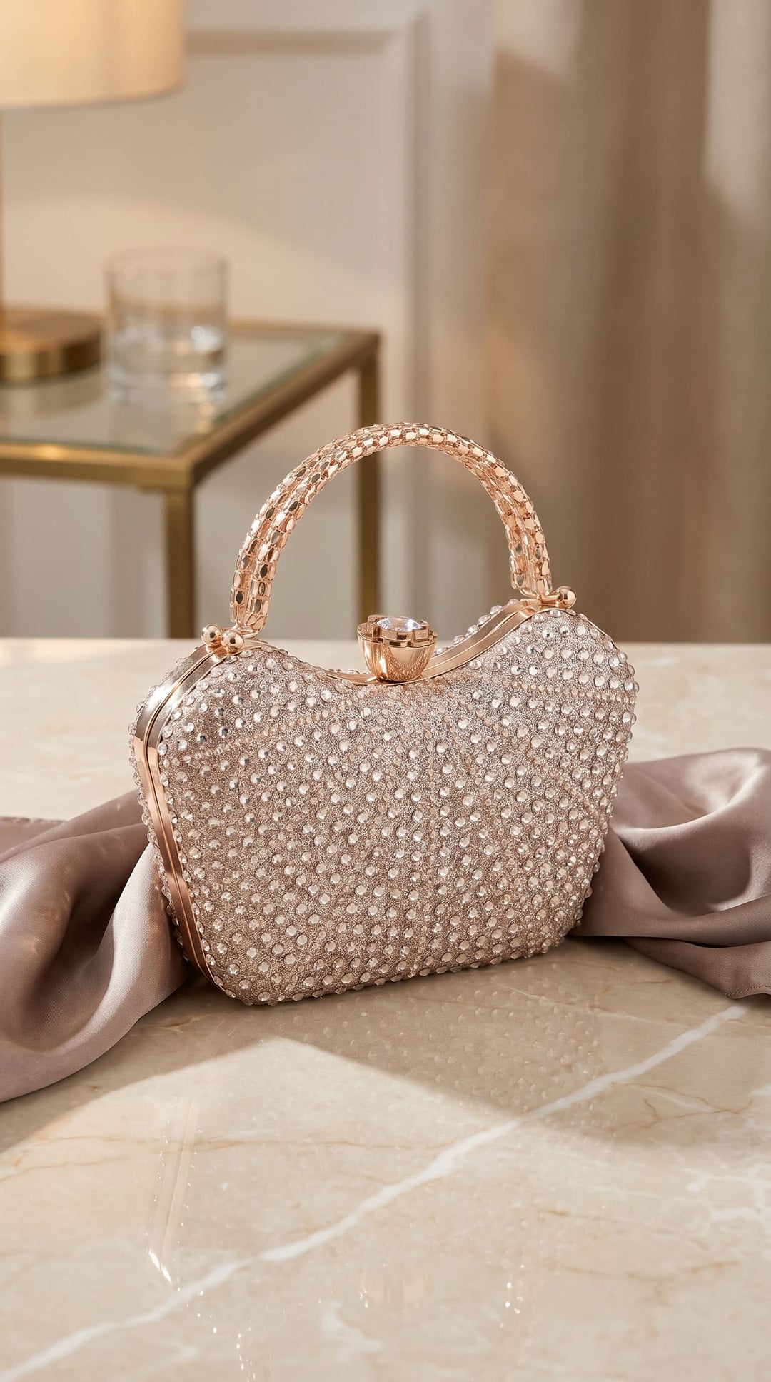 Golden Bridal Clutch P24474