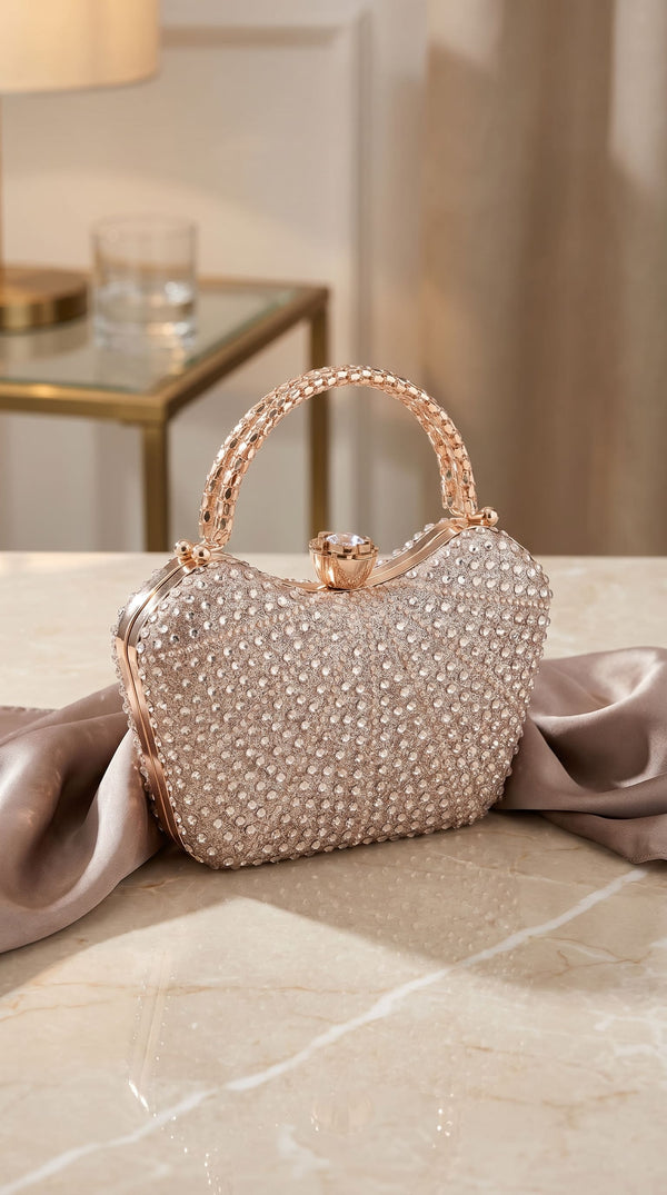 Golden Bridal Clutch P24474